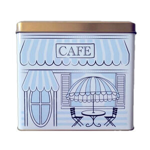 Bullseye Spring Time ‘Cafe’ Storage Tin Container
